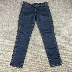 AG Adriano Goldschmied The Prima Ankle‎ Pintucked Jeans Cigarette Fit Womens 28R